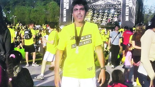Quinteros corrió la maratón de 10 km