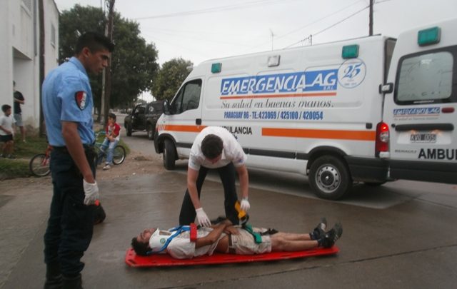 Otro accidente en la misma esquina. Génova y Agustín Aguirre