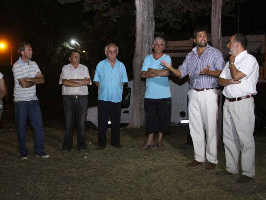 El Vice intendente Facundo Torres junto al Secretario de Obras y Servicios Públicos Héctor J. Buppo