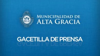 Gacetilla de prensa Municipalidad de Alta Gracia