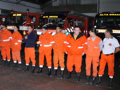 Bomberos Voluntarios de Alta Gracia festejó su 54 aniversario