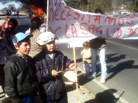 Vecinos de Valle Alegre cortaron la C-45