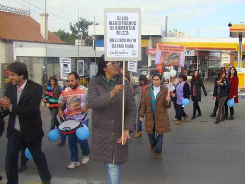 protesta judiciales 5 - Diario Resumen de la región