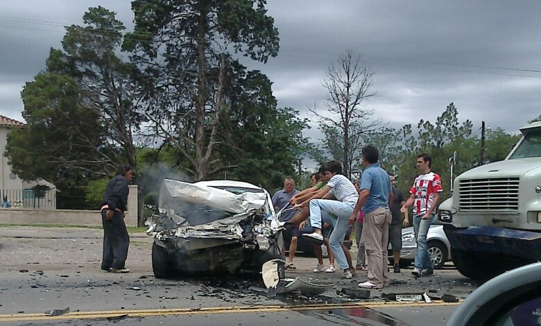 Accidente en Anisacate Bis 1 - Diario Resumen de la región