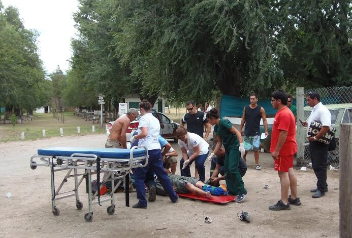 paracaidista herido 1 - Diario Resumen de la región