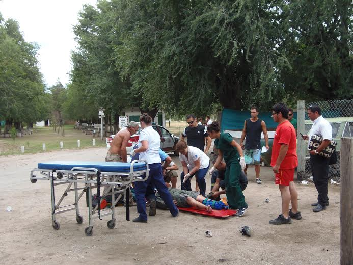 paracaidista herido 1 - Diario Resumen de la región