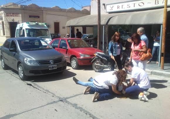 choque moto 1 - Diario Resumen de la región