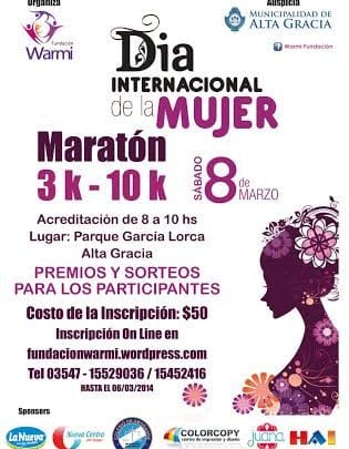 maraton dia de la mujer 1 - Diario Resumen de la región