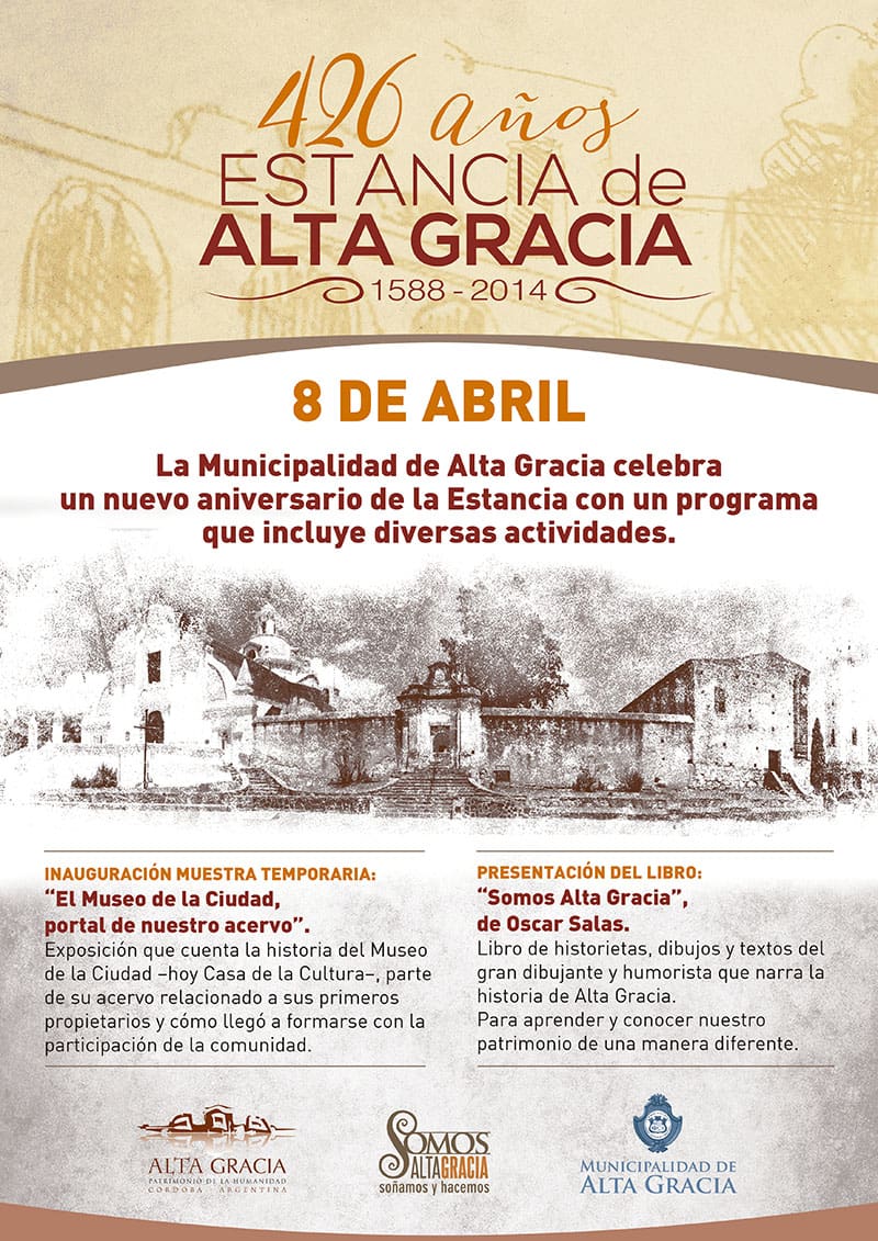 426 aniversarioEstanciadeAltaGracia 1 - Diario Resumen de la región
