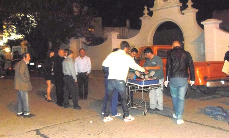 accidente frente a Sónico 1 - Diario Resumen de la región