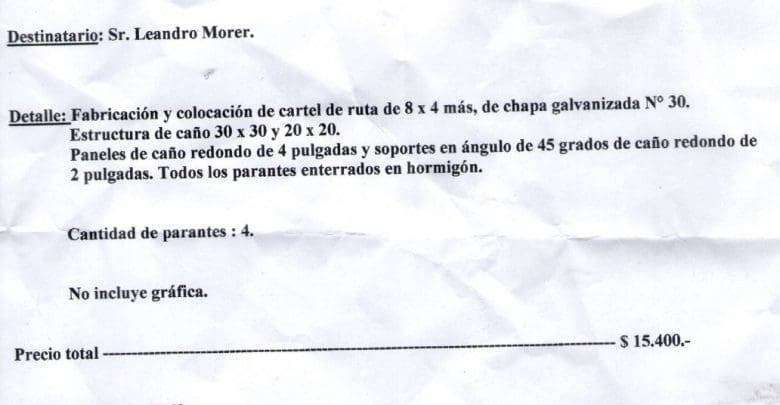 carteles morer 1 - Diario Resumen de la región