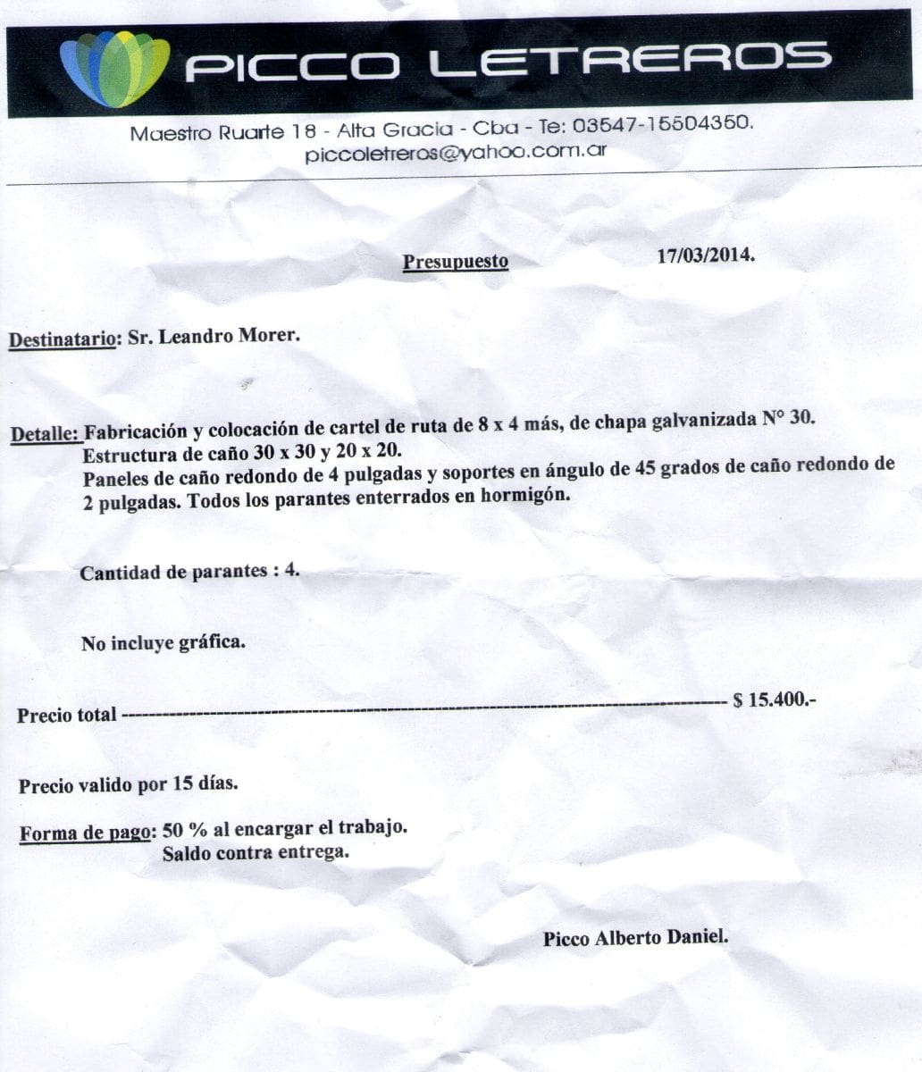 carteles morer 1 - Diario Resumen de la región