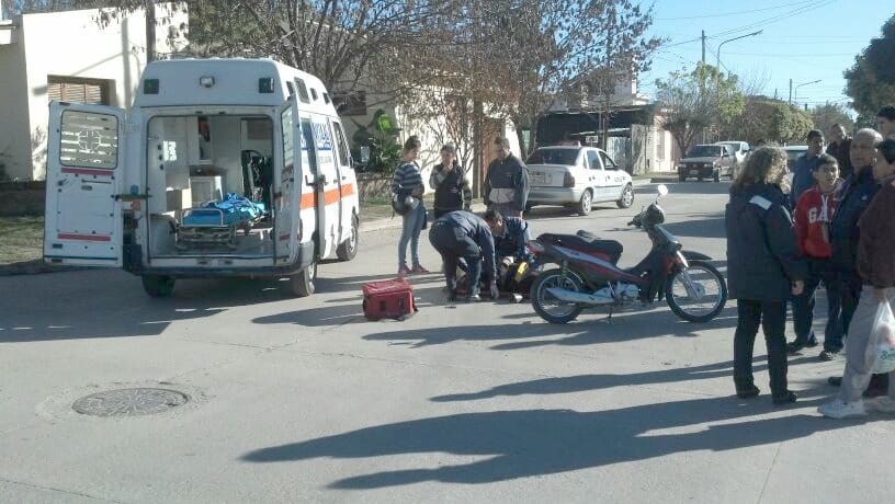 ACCIDENTE EN CALLE LEPRI A 1 - Diario Resumen de la región