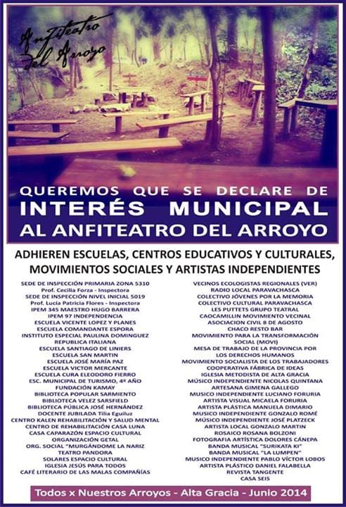 anfiteatro del arroyo 1 - Diario Resumen de la región