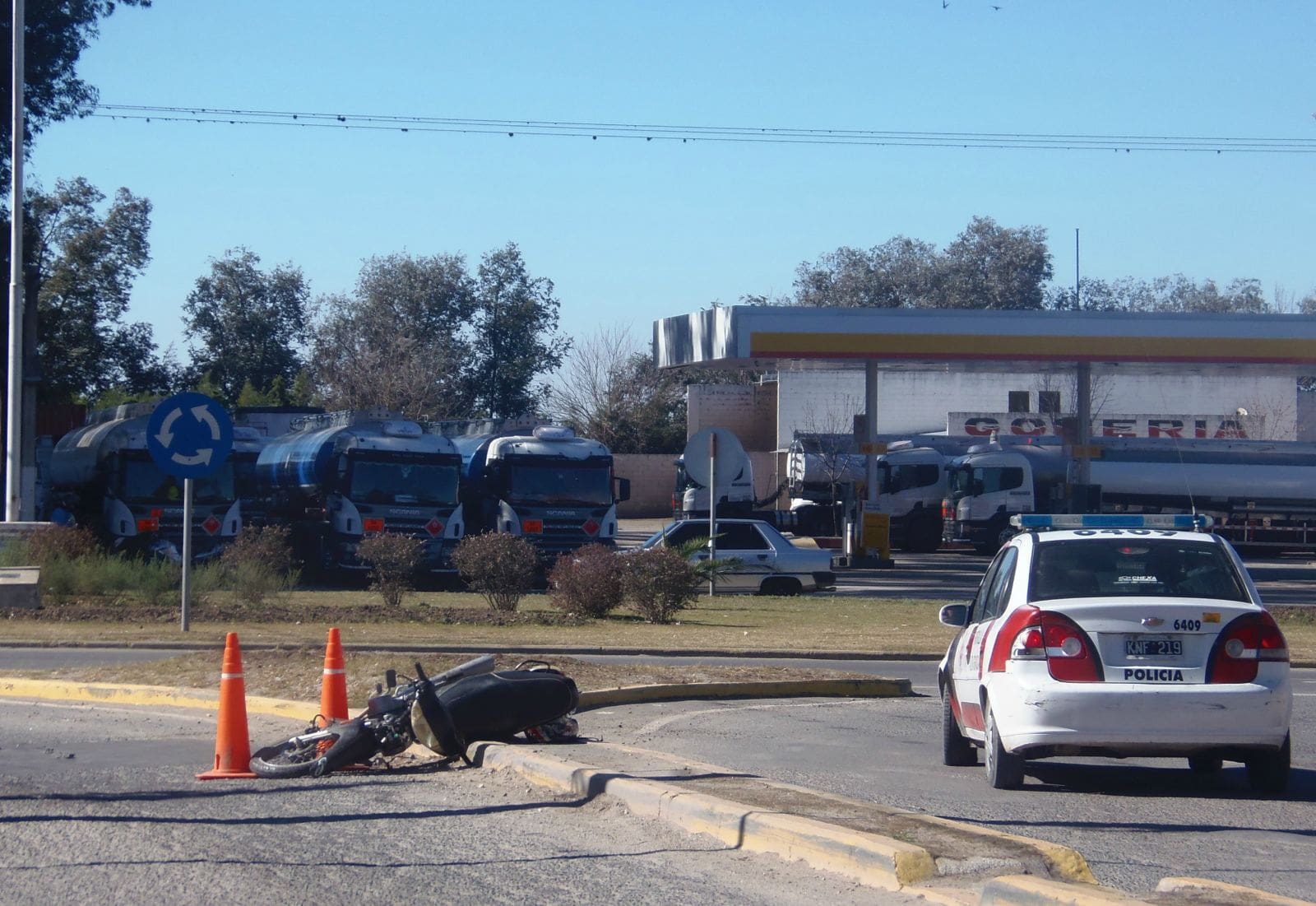CHOQUE EN LA YRIGOYEN 1 - Diario Resumen de la región