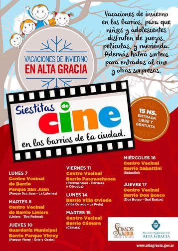 siestitas de cine 2014 1 - Diario Resumen de la región