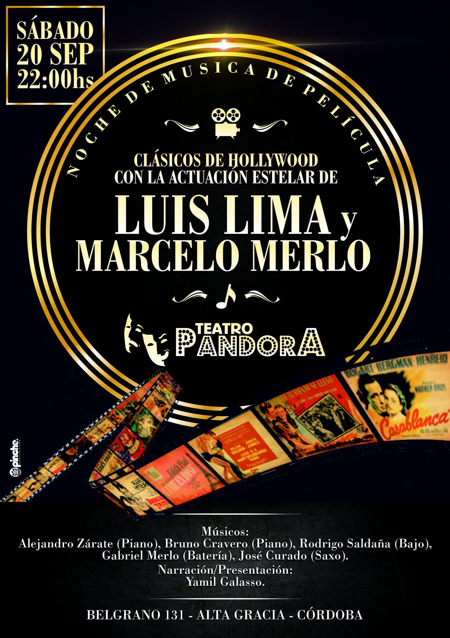 GRAFICA NOCHE DE MUSICA DE PELICULA PANDORA 1 1 - Diario Resumen de la región