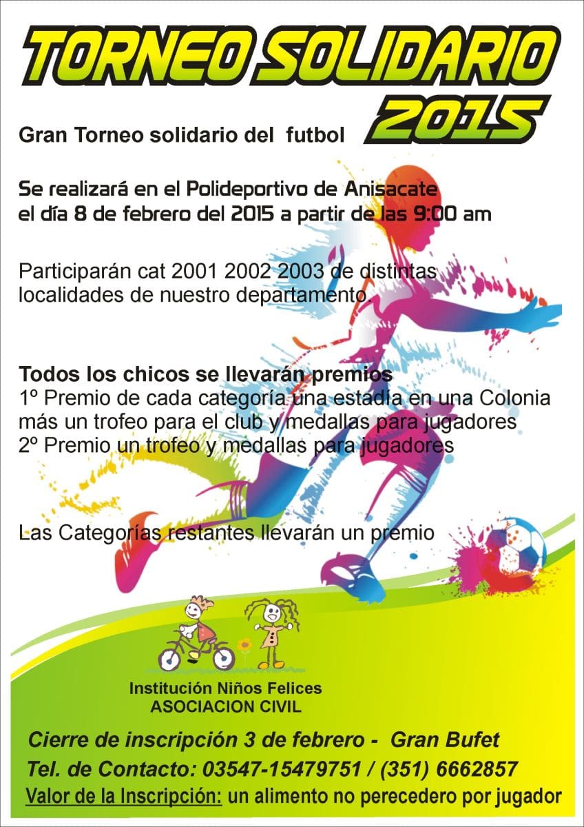 TORNEO SOLIDARIO 1 - Diario Resumen de la región