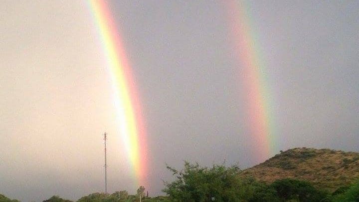 doble arco iris - Diario Resumen de la región