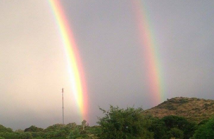 doble arco iris - Diario Resumen de la región