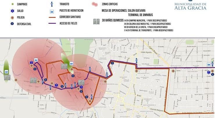 operativo peregrinacion 1 - Diario Resumen de la región