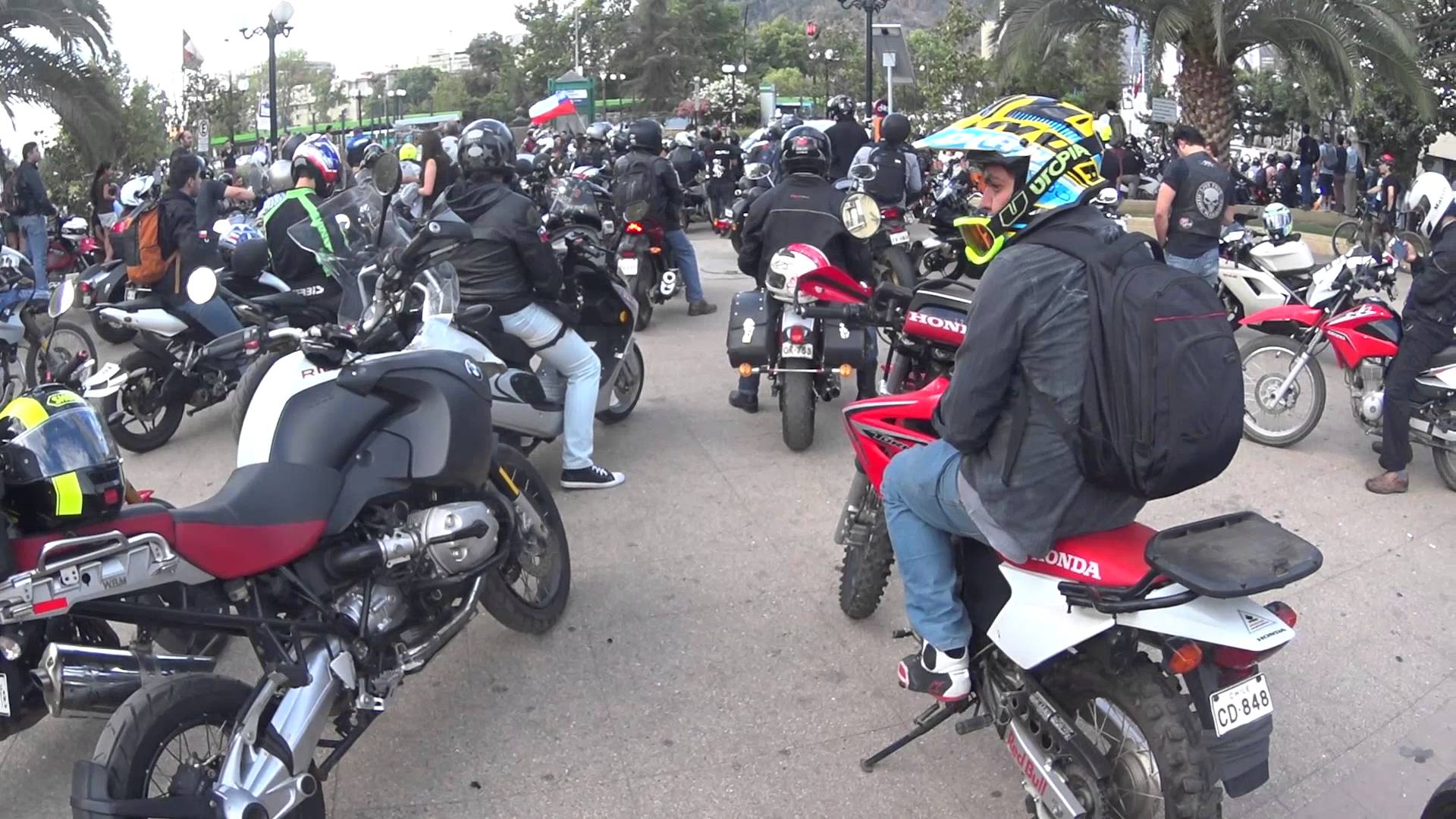 Marcha de motociclistas 1 - Diario Resumen de la región
