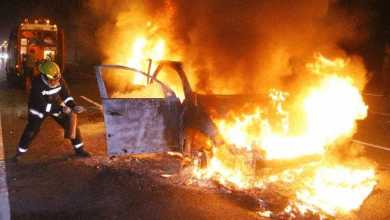 Incendio de la camioneta uno - Diario Resumen de la región