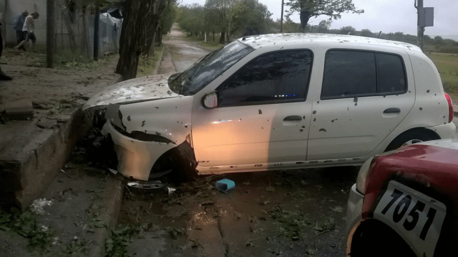 Accidente en Cervantes y nuevo camino a La Bosla - Diario Resumen de la región