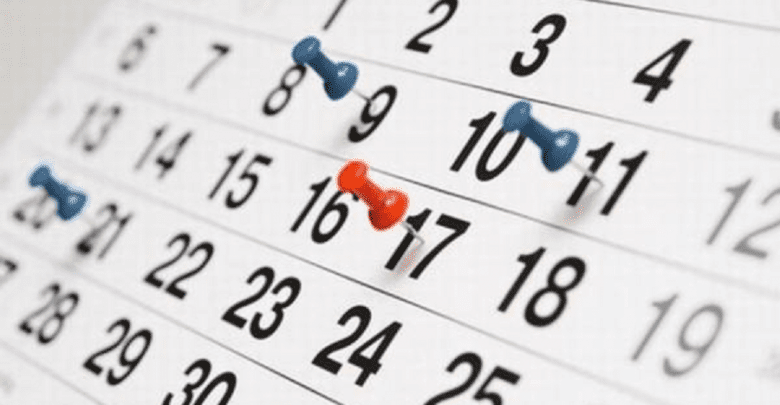 Calendario AB - Diario Resumen de la región