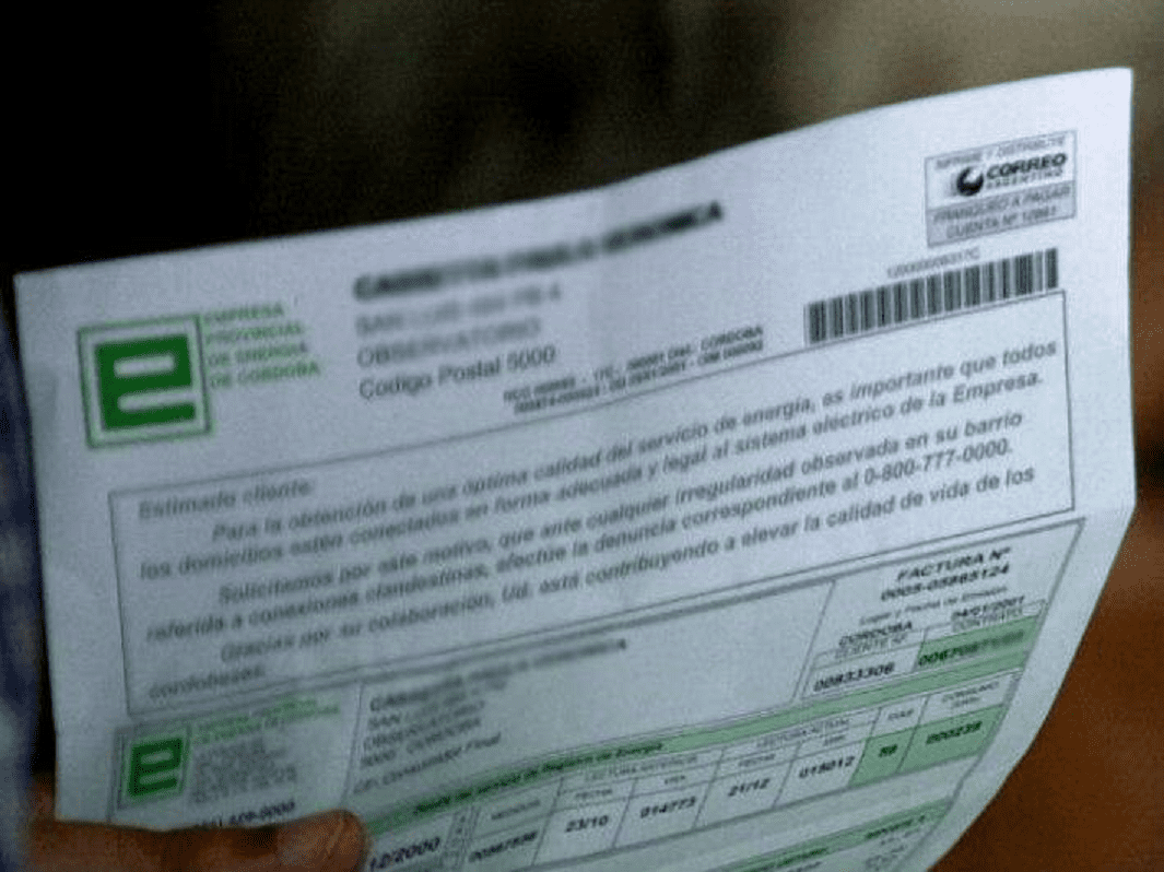 Boleta de la luz - Diario Resumen de la región