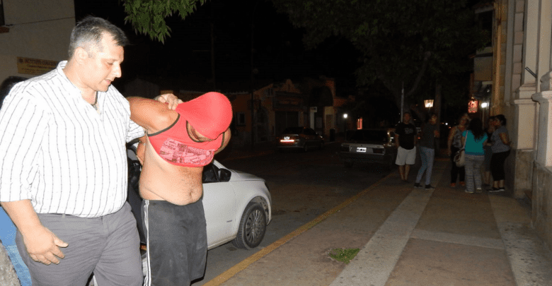 Peironel al momento de ser detenido en 2016 - Diario Resumen de la región