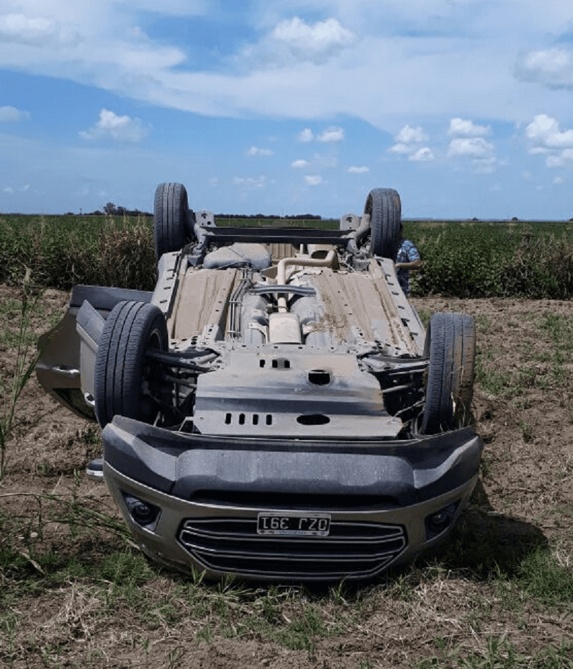 Accidente camino a 60 cuadras - Diario Resumen de la región