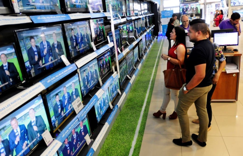 Venta de televisores - Diario Resumen de la región