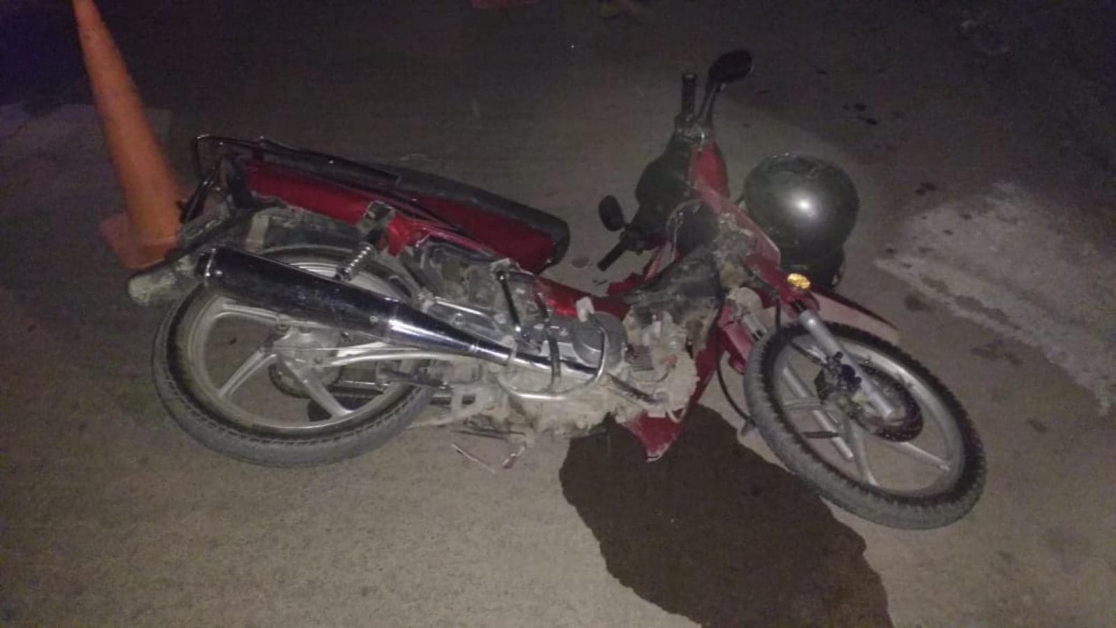 motociclista politraumatizado triangle - Diario Resumen de la región