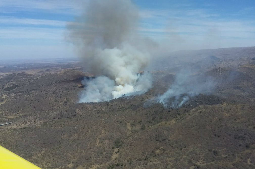 Incendio Alpa Corral - Diario Resumen de la región