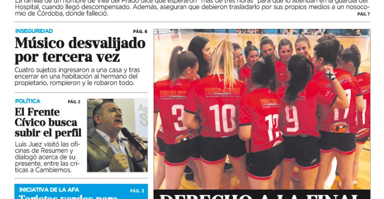 TAPA 957 - Diario Resumen de la región