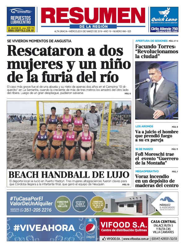 Tapa 998 - Diario Resumen de la región