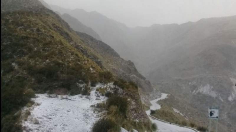 Las Altas Cumbres Amanecieron Con Nieve
