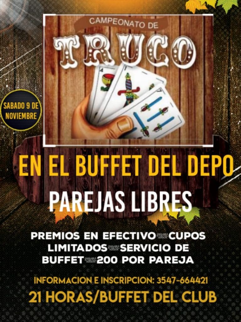 Del Fútbol Al Truco El Depo Hará Un Campeonato Abierto