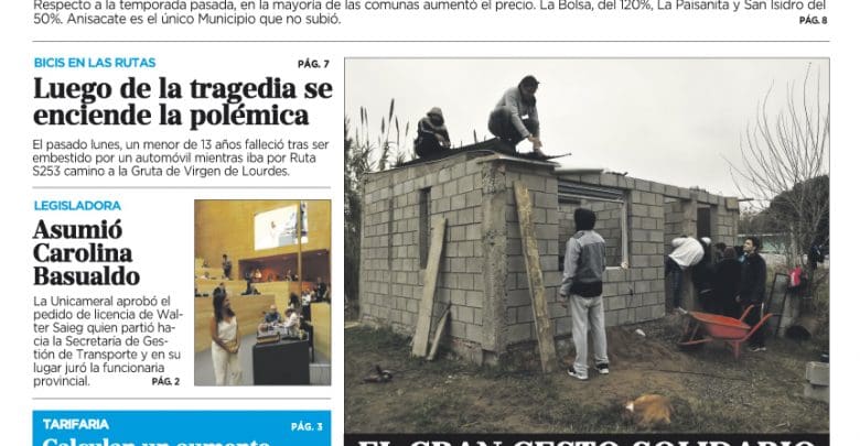 Tapa 1109 - Diario Resumen de la región