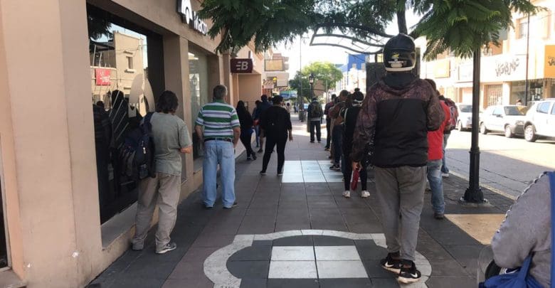 bancos fila
