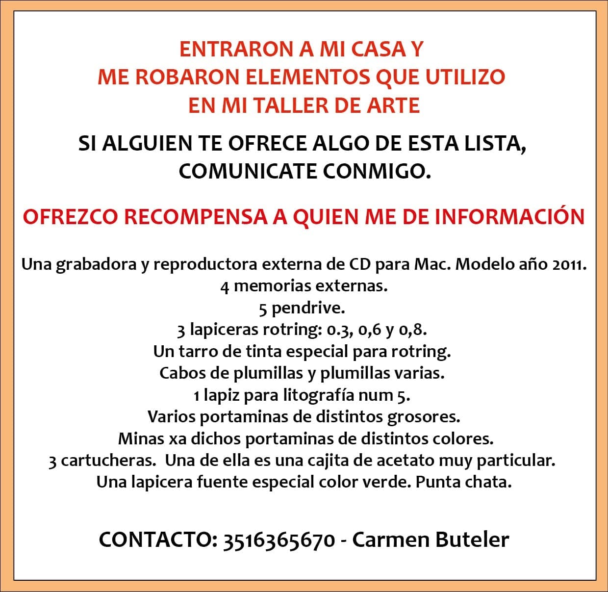 robo arte - Diario Resumen de la región