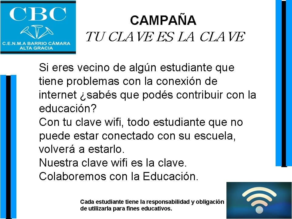 campana tu clave es la clave - Diario Resumen de la región