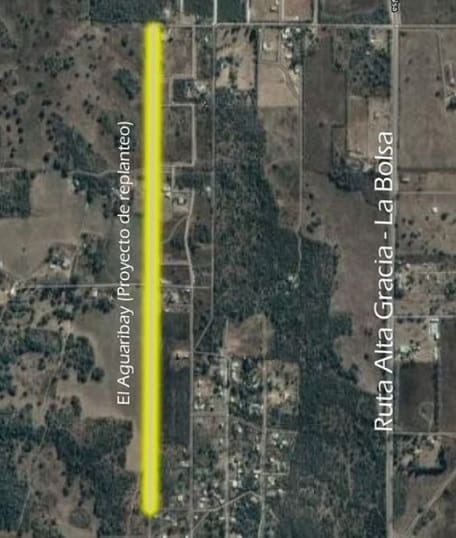 calle aguaribay los aromos - Diario Resumen de la región