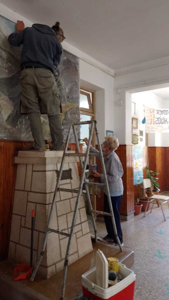 restauracion mural republica - Diario Resumen de la región