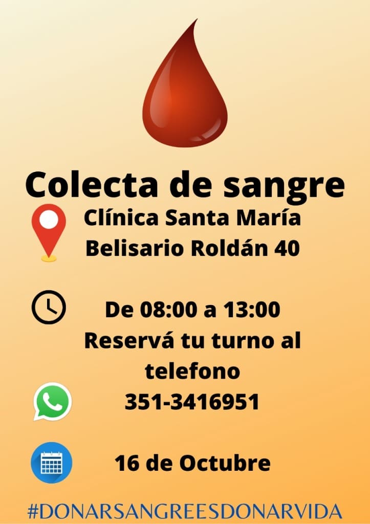 colecta de sangre - Diario Resumen de la región