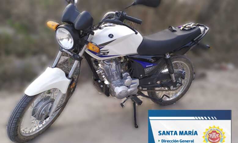 moto secuestrada - Diario Resumen de la región