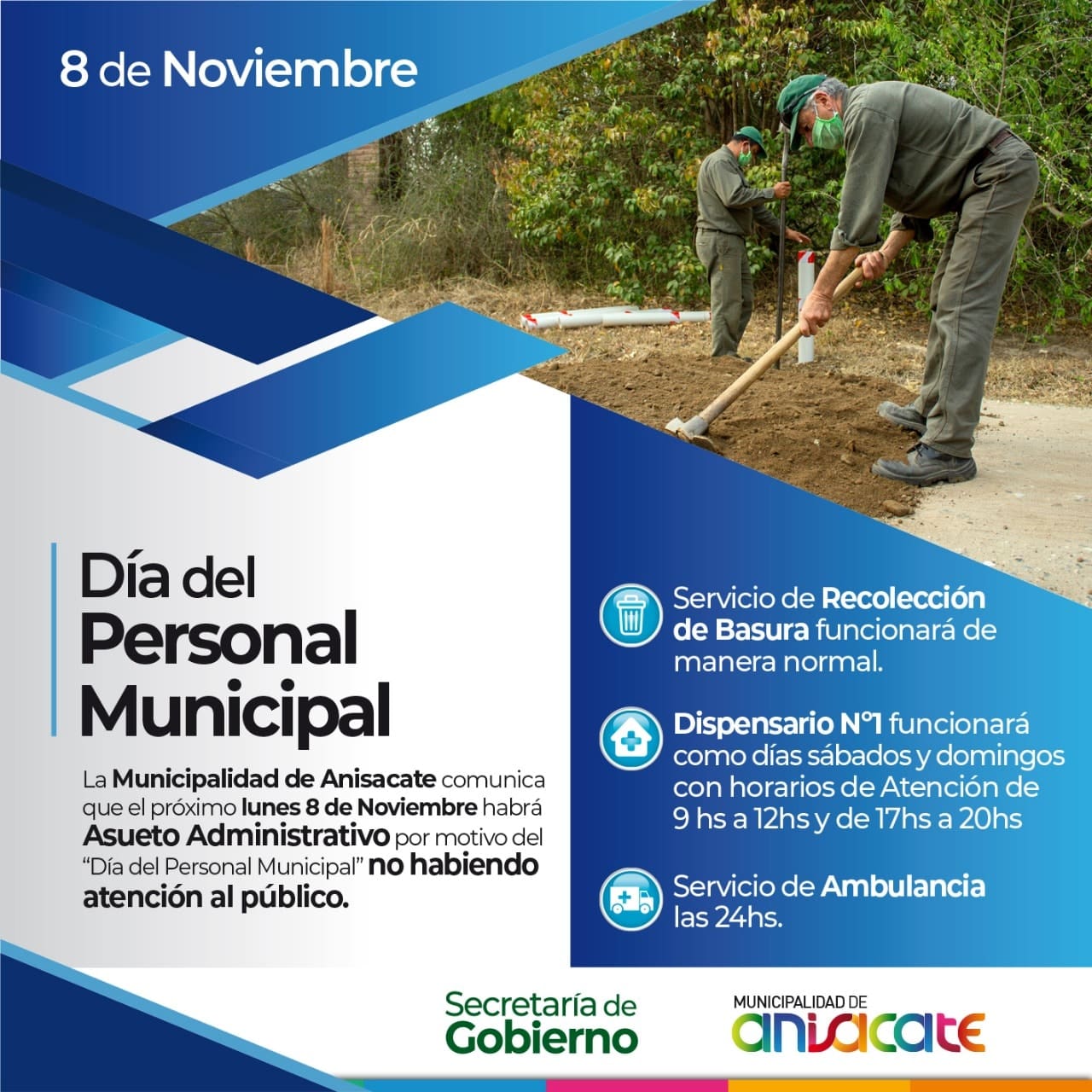 anisacate dia del empleado municipal - Diario Resumen de la región