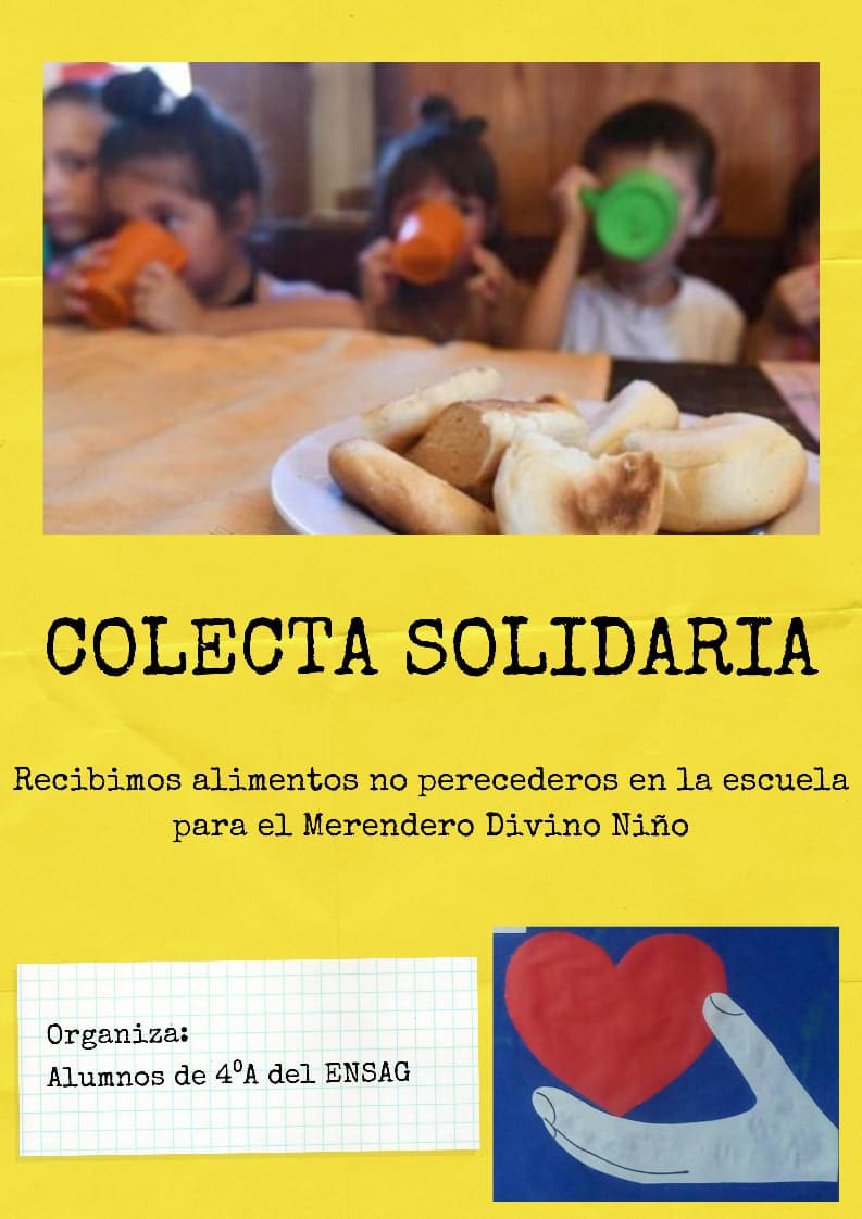 colecta solidaria ENSAG - Diario Resumen de la región