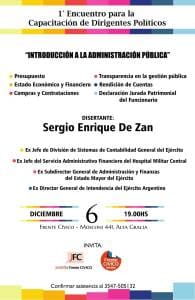 frente civico capacitacion - Diario Resumen de la región